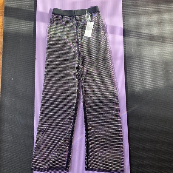 Mesh Rhinestone Pants - Picture 6 of 11